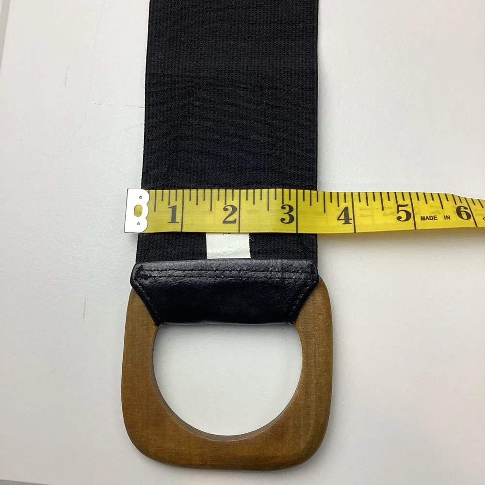 Unique, Renfair, interchangeable stretch belt 2x-3x black, faux leather EUC